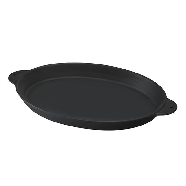 Kulplu Döküm Demir Oval Fajita Tavası