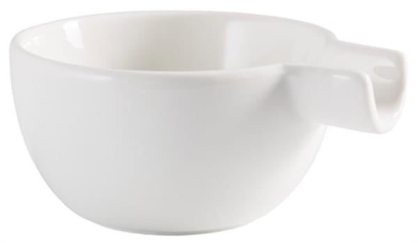 Porselen Micro Minimal Kaşık Beyaz