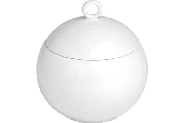 Porselen Zen Beyaz Kapaklı Şekerlik 340C