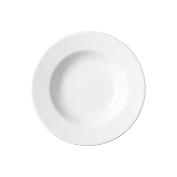 Porselen Soley Beyaz Çukur Tabak 23Cm