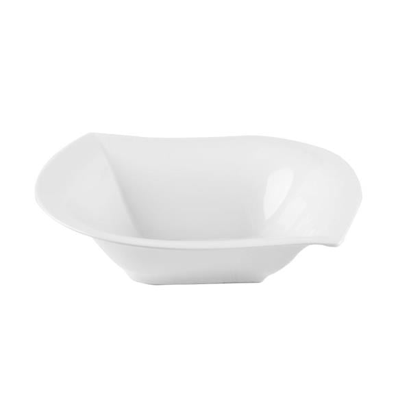Porselen Leaf Beyaz Mini Kase 8Cm