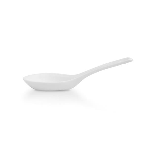 Porselen Meze Tek Lokma Tapas Kaşık 14 cm