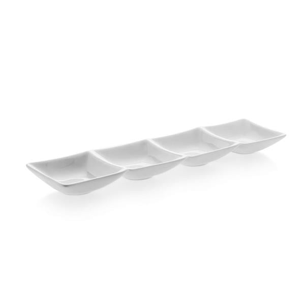 Porselen Hong Kong 4lü Sos Tabağı 33x8 cm
