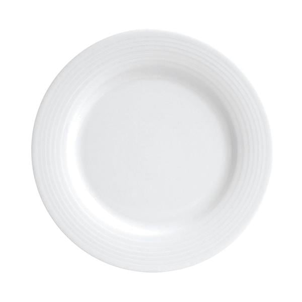 Porselen Focus Beyaz Düz Tabak 17Cm