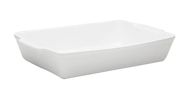Porselen Beyaz Fırın Kabı 40Cm