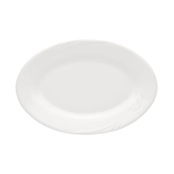Porselen Halley Beyaz Kayık Tabak 27Cm