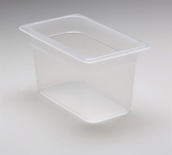 Yarı Saydam Polipropilen Çeyrek Boy Küvet GN 1/4 16,2x26,5 cm