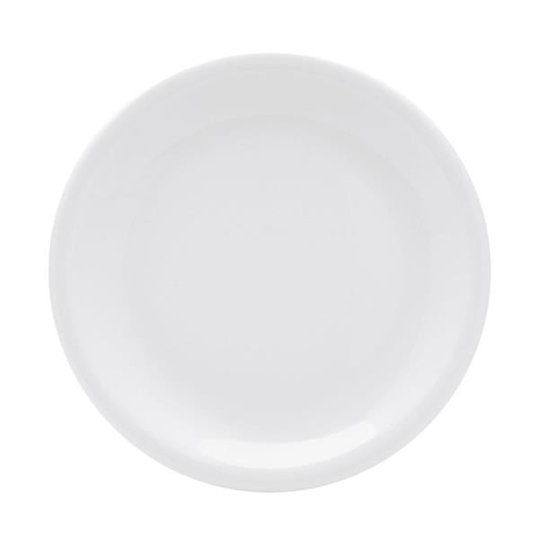 Porselen İstanbul Beyaz Düz Tabak 17Cm