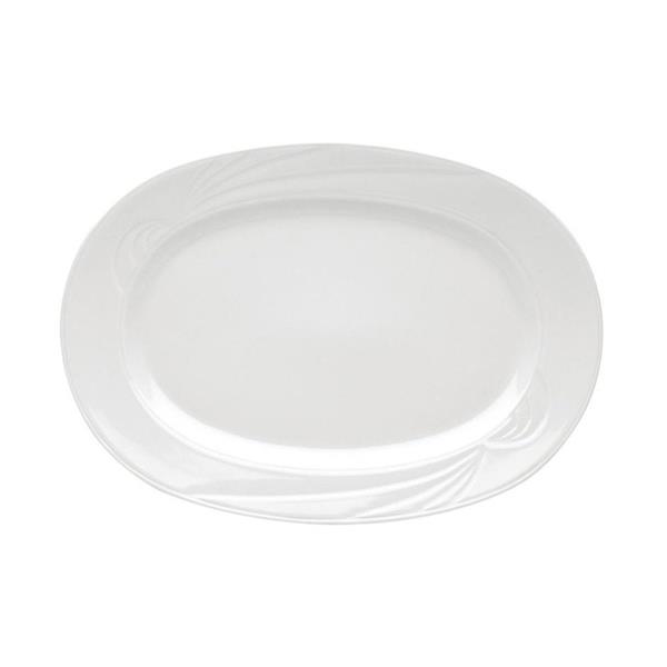 Porselen Halley Beyaz Kayık Tabak 22Cm