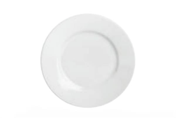 Porselen Bella Beyaz Düz Tabak 19Cm