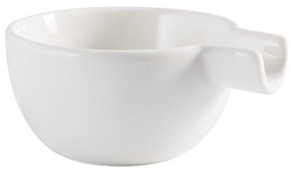 Porselen Micro Minimal Kaşık Beyaz