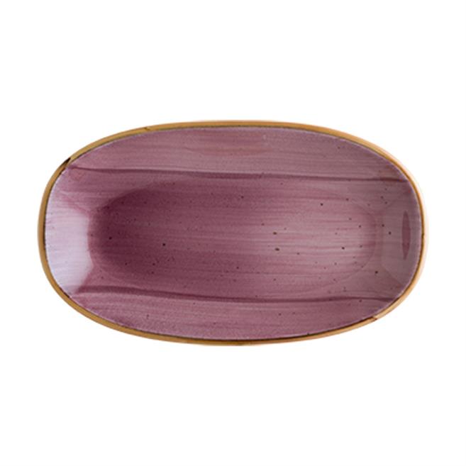 Bonna Aura Blackberry Gourmet Oval Kayık Tabak 19 cm