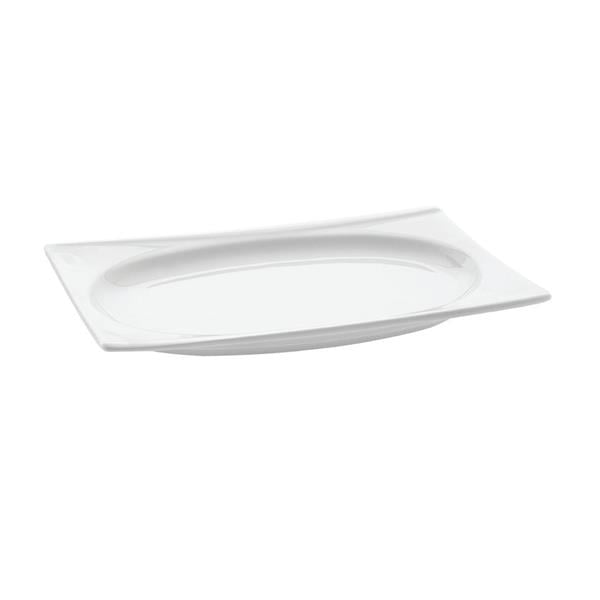Porselen Hong Kong Kayık Tabak 25 cm