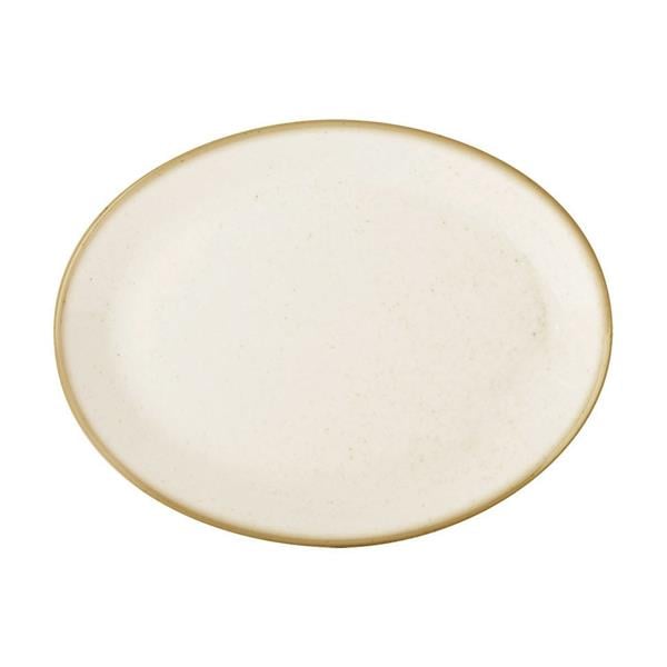 Porselen Seasons Bej Kayık Tabak 18Cm