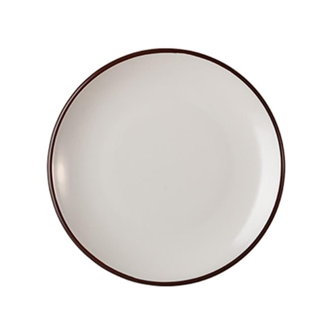 Modest Brown Düz Tabak 25 cm