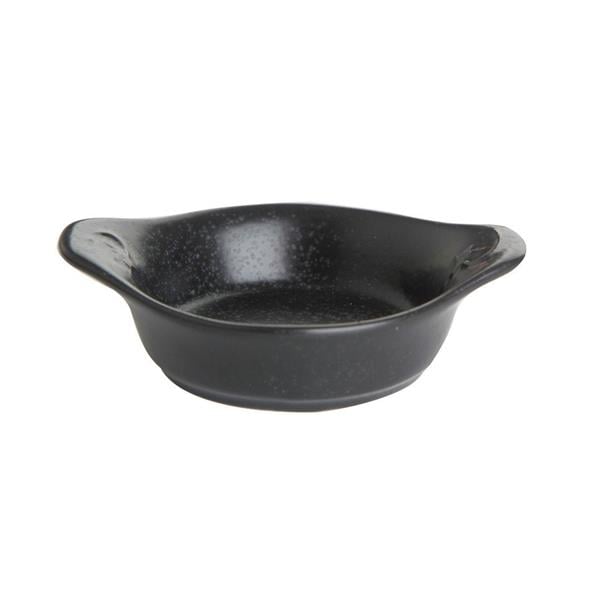 Porselen Seasons Siyah Mini Tabak 8Cm