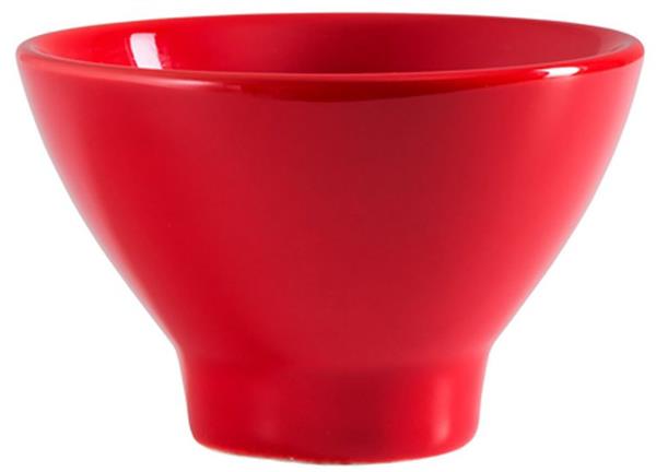Porselen Micro Minimal Kase Kırmızı